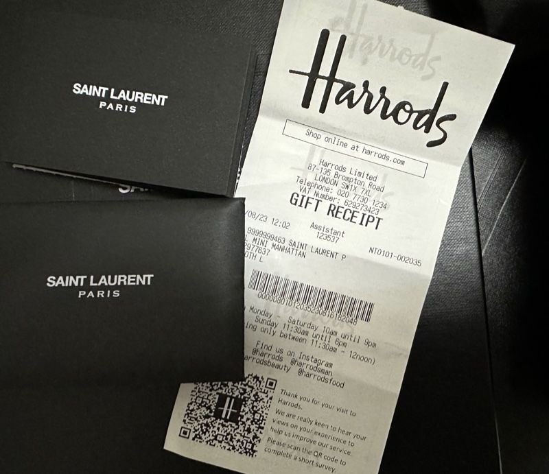 Mala Saint Laurent Icare Maxi cor de bordô