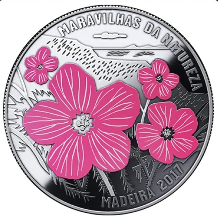 7,5€ PROOF Prata " Maravilhas da Natureza" 2017