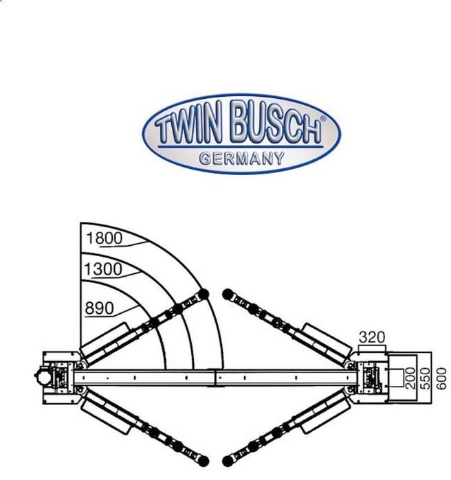 BEST PRODUCTS Podnośnik Twin Busch TW250B4.5-400 5 T. Poznań