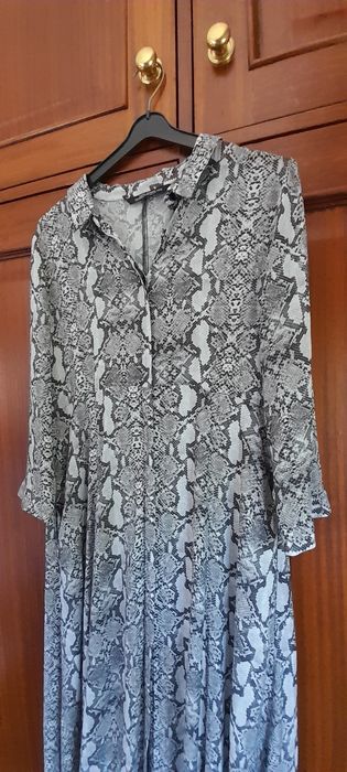 Vestido comprido Zara