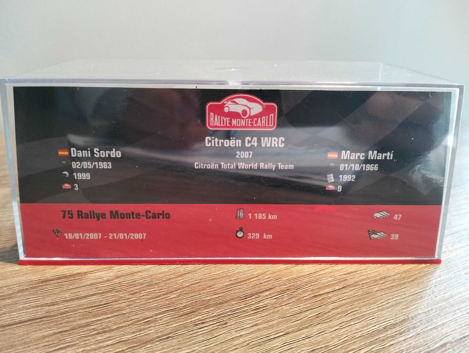 Citroen C4 Wrc Altaya 1:43