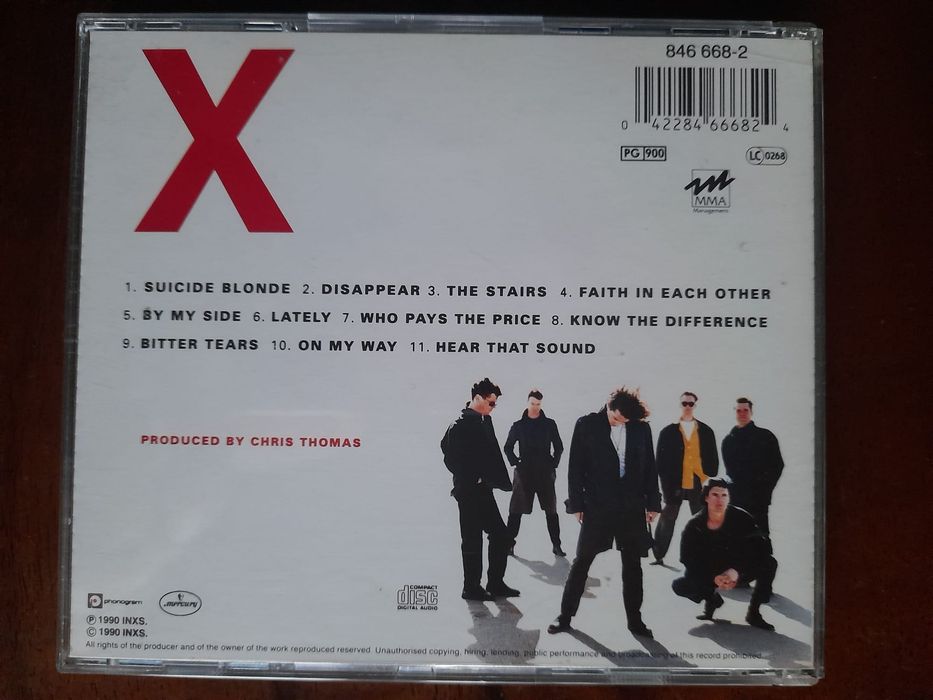 CD INXS " X " de 1990