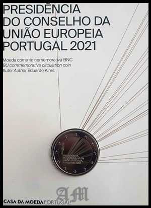 Moeda 2€ Presidência Portuguesa da União Europeia BNC VENDIDO