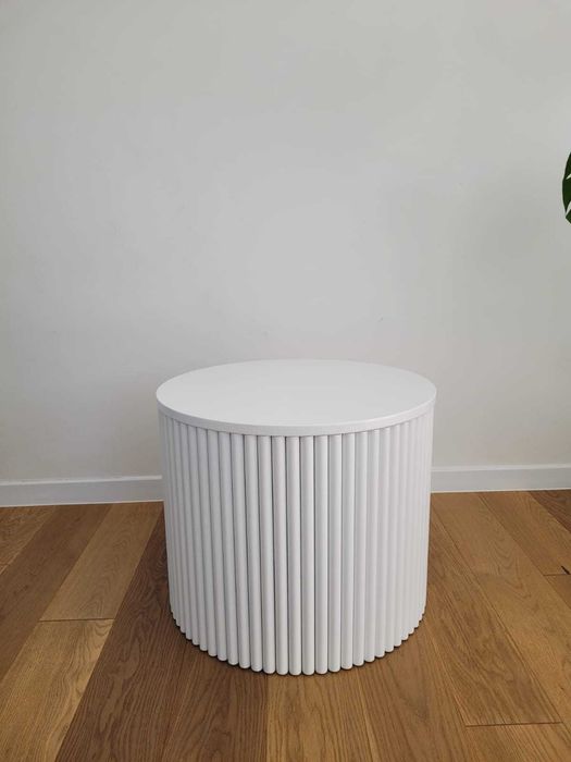 Stolik kawowy COMODO, okrągły, stolik, ława, lamel , AKANT Meble