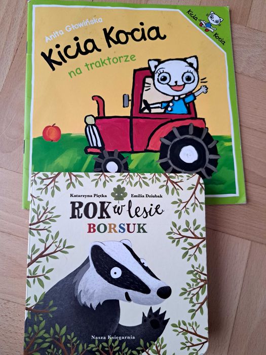 Rok w lesie borsuk + Kicia kociąt na traktorze