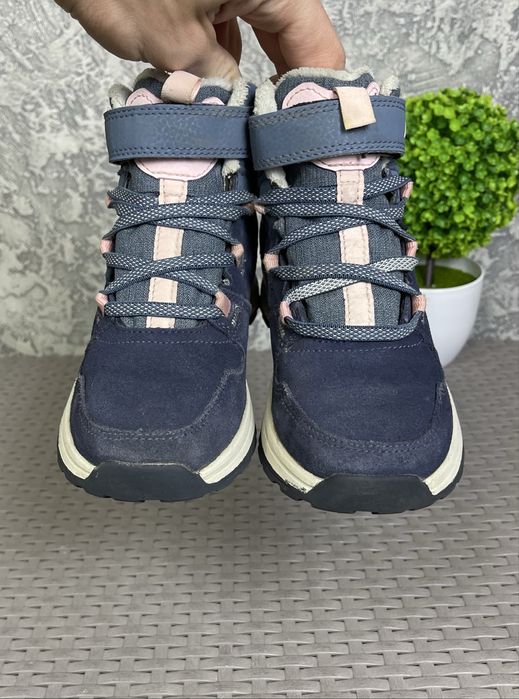 Quechua waterproof ботинки 30-31 размер детские трекинговые синие