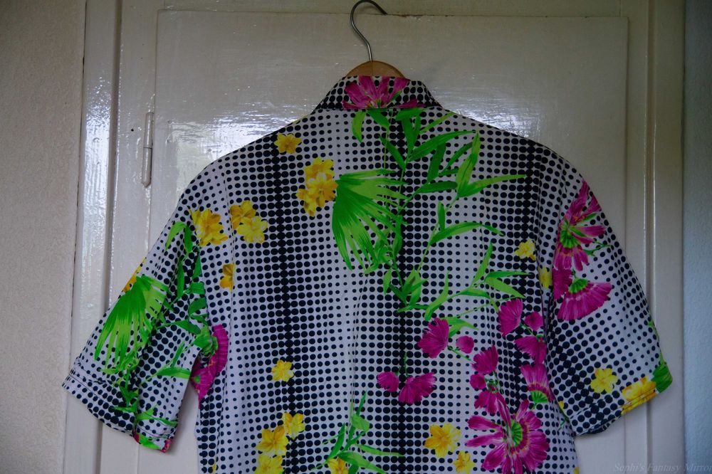 Koszula krótka Versace Jeans Couture kolorowa M