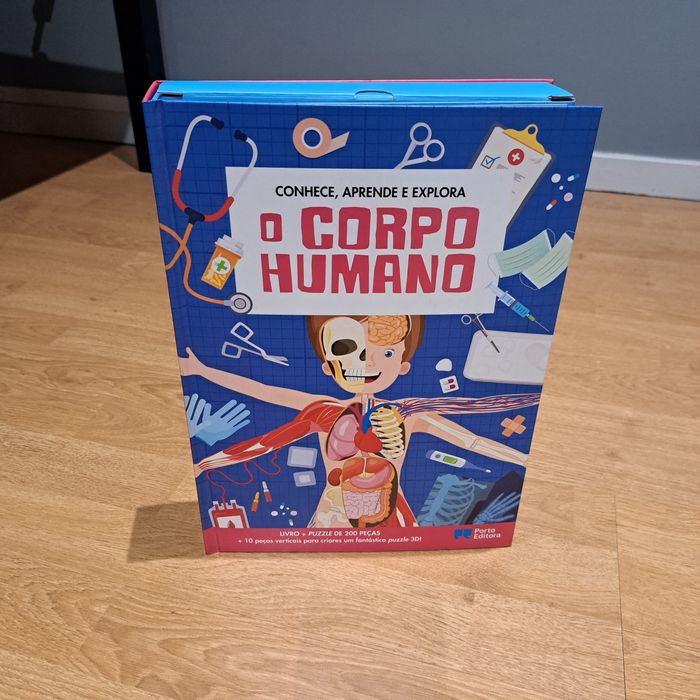 Livro + PUZZLE - O Corpo Humano - Porto Editora