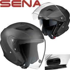 Мотошлем с гарнитурой ЧОРНИЙ SENA Sena Outstar S Bluetooth XL-61-62см
