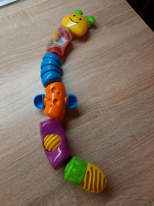 Fisher price Gąsienica, klocki