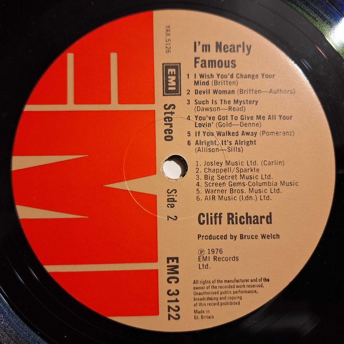 Cliff Richard - I`m Nearly Famous