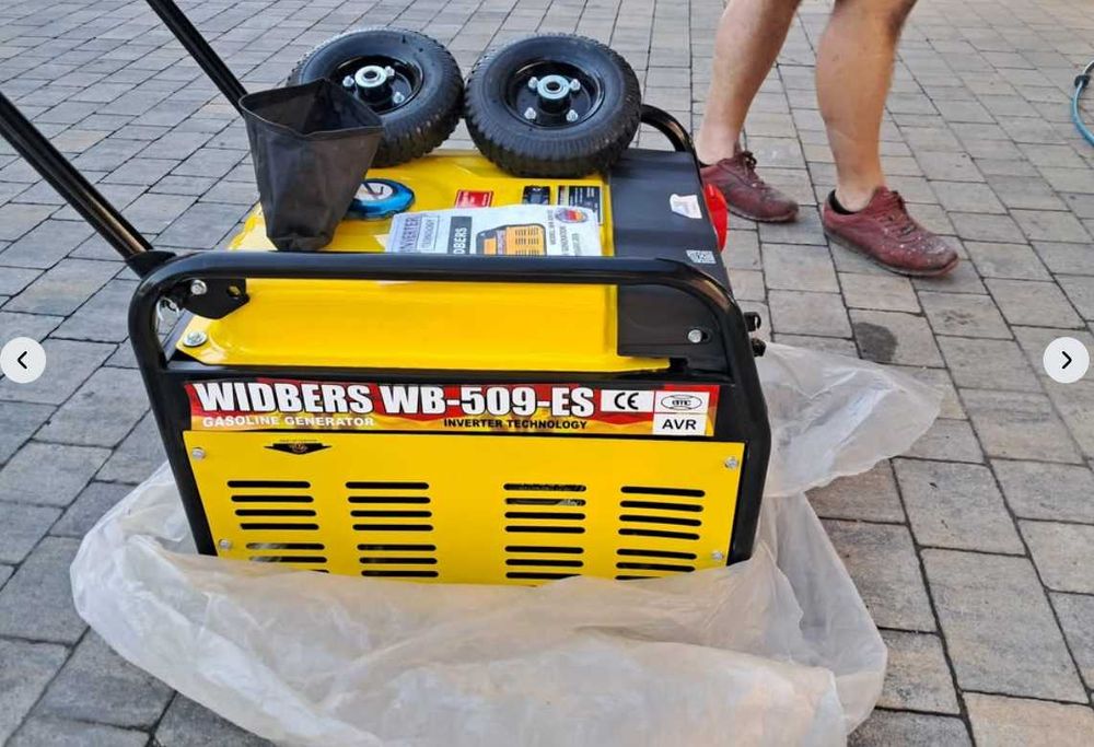 Agregat prądotwórczy WIDBERS WB-509-ES – MOCNY, TRÓJFAZOWY Generator prądu