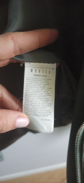 Kurtka zimowa z rękawiczkami
