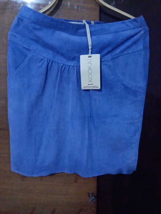 Шкіряна спідниця, комплект