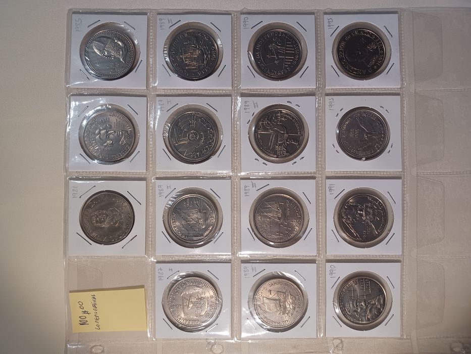 Moedas Portugal - 100 escudos - Numismática