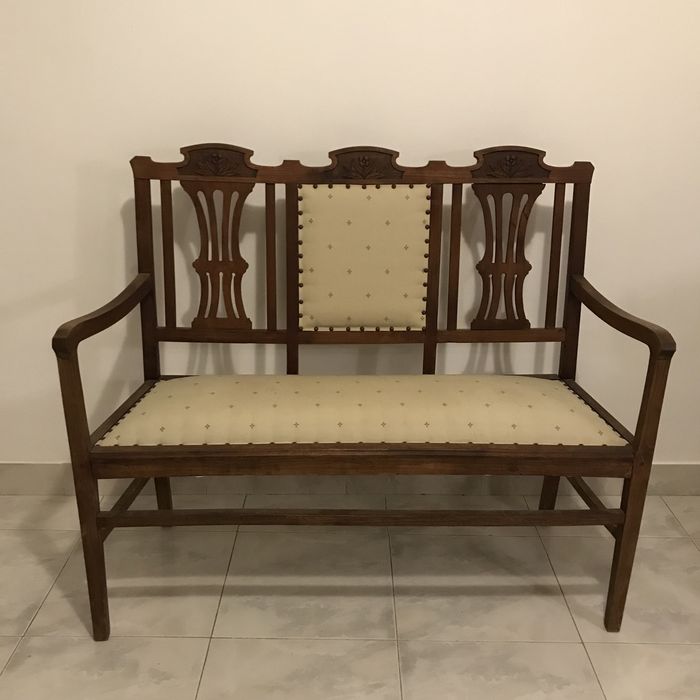 Canapé de 3 lugares Arte Nova