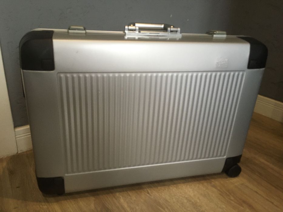 Le Roncato Ciak 101 walizka aluminiowa vintage lata 80