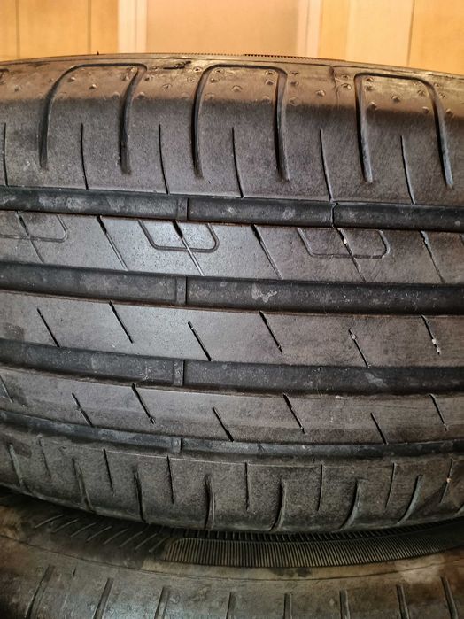 Opony letnie 215/55R17 94V używane, Goodyear EfficientGrip performance, 2023r.