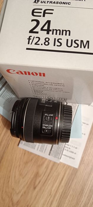 Objectiva Canon EF 24mm f.2.8 IS USM