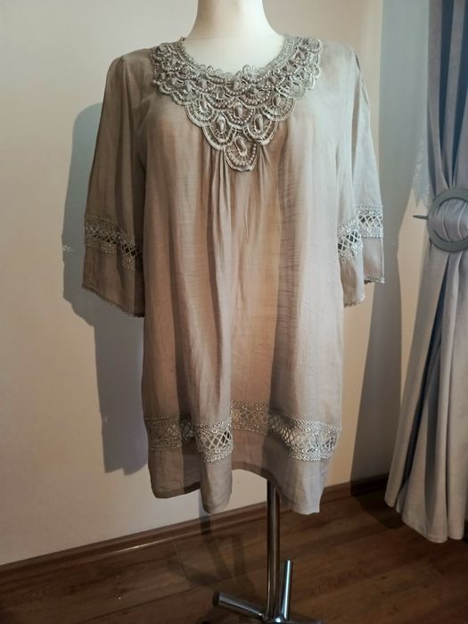 Tunika damska zdobiona