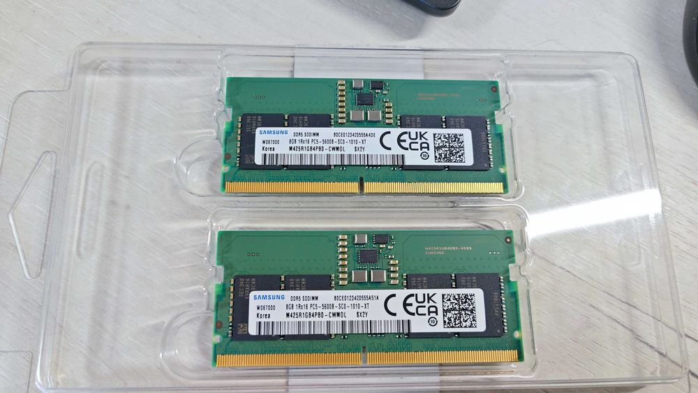 Оперативна пам'ять Samsung DDR5 SO-DIMM 16GB (2×8GB) 5600MHz ОЗУ RAM