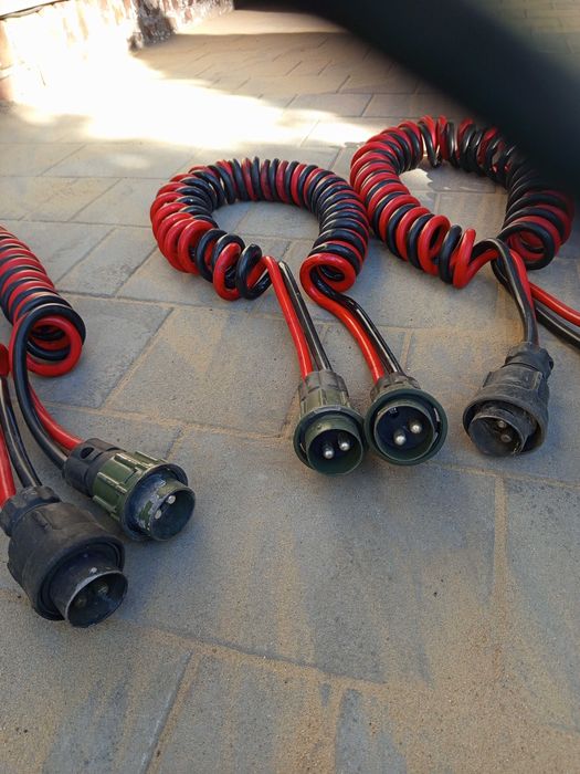Przewód Spiralny Kabel NATO 24V 4M TIR