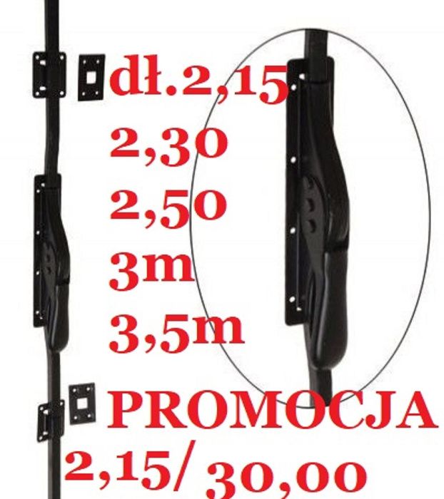ZASUWA GARAŻOWA BASKWIL (2.15 - 2.70) Zamknięcie