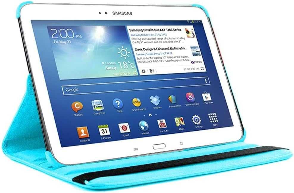 Etui z klapką do Samsung Galaxy Tab A 10.1 niebieski ebestStar