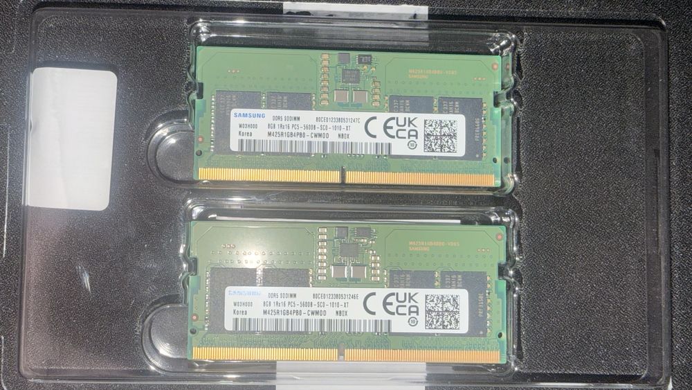 Оперативна памʼять DDR5 SODIMM 2x8gb