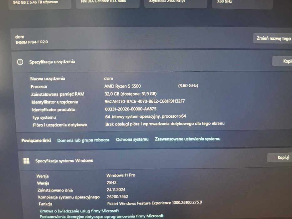 Zestaw komputerowy do najnowszych gier