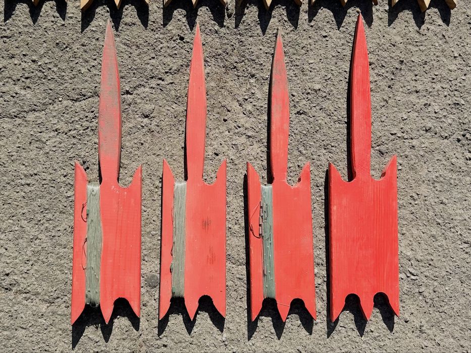 Дерев’яні донки для риболовлі 10 шт.