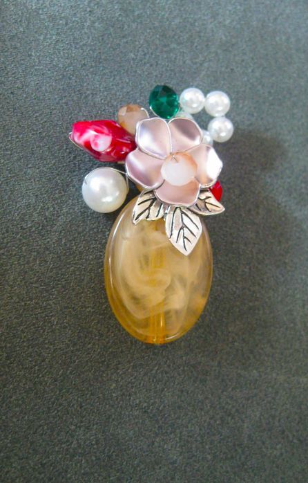 Alfinete / Broche / Pregadeira Flor NOVO