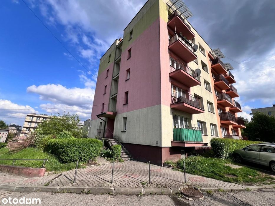 Czeladź, Piaski, 2 pokoje z balkonem w bloku z CO, bez prowizji