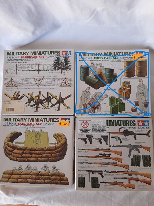 miniaturas de armas e utensílios para dioramas 2ª guerra mundial64298026134657120