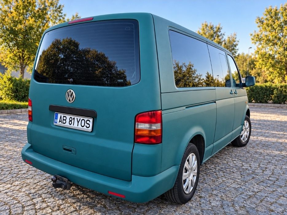В наявності! Volkswagen Transporter T5. 1,9 TDI. 34.000 грн/місяць. Тільки для діючих військових ЗСУ.  Довга база,  9 місць