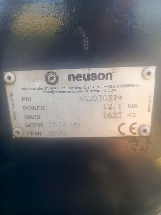 Mini koparka neuson 1503