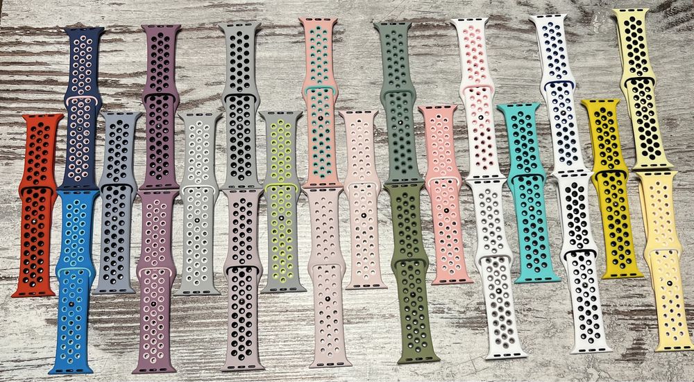 Ремешки спорт с перфорацией ремешок sport apple watch nike sport 44