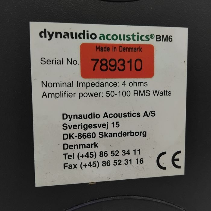 DYNAUDIO  Monitores de Estúdio Passivos BM6 – Som de Referência (Excelente Estado)