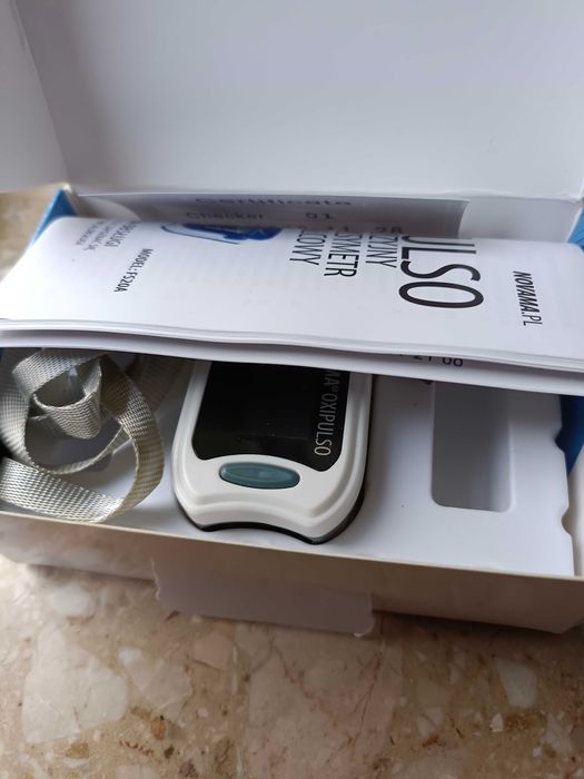 Pulsometr napalcowy profesjonalny - nowy