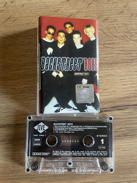 Backstreet boys kaseta  oryginalna hologram zaiks