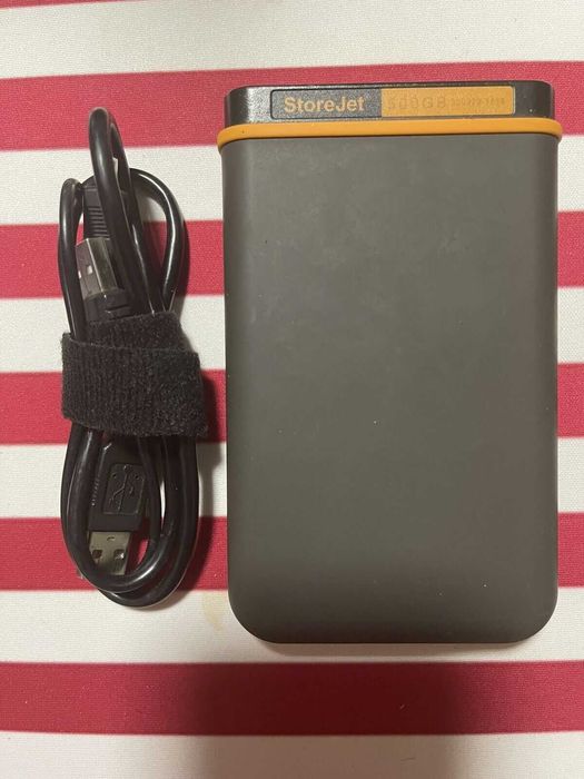 Внешний жесткий диск Transcend Store Jet 500 Gb противоударный