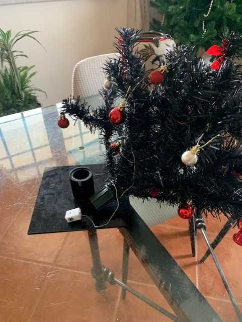 Arvore de Natal preta
