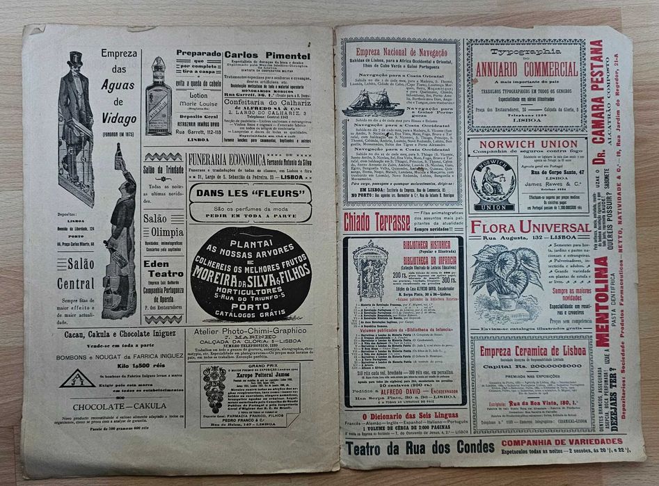 15 revistas 1913 e 1914 - Occidente