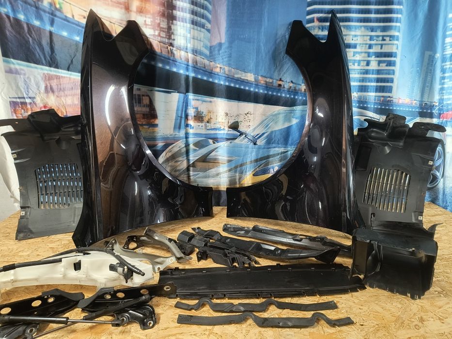 AUDI RS6 C7 4G KOMPLETNY PRZÓD maska lampy błotniki chłodnice pas przedni LZ9Z