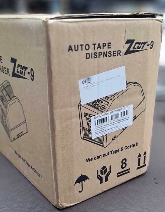 Dispensador Fita Adesiva Elétrico Automático com Cortador ZCUT-9 110V