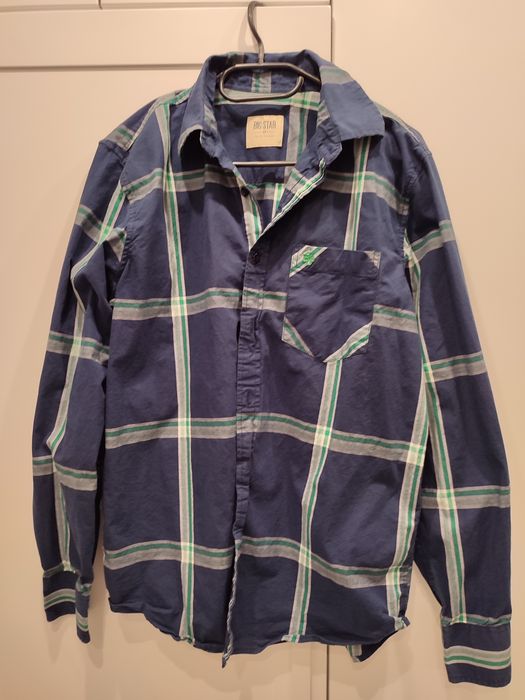 Męska Koszula w kratę Big Stat rozm M