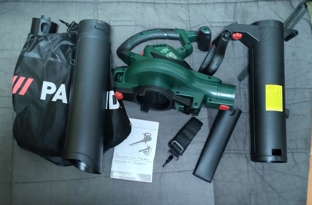 Aspirador soprador 3 em 1 elétrico 3000W Parkside