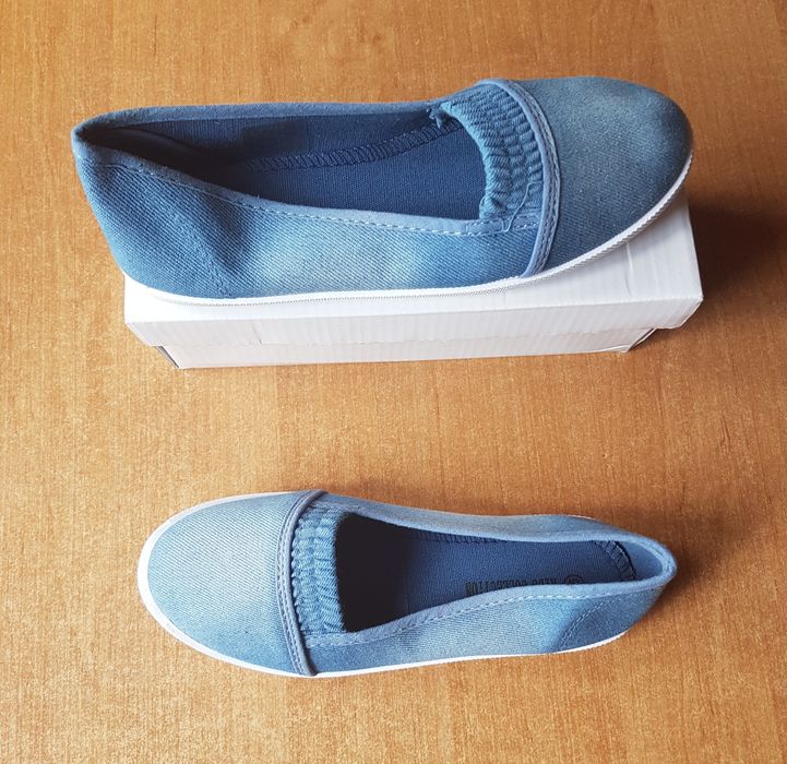 Fajne dzinsowe tenisowki rozm 35 buty espadryle