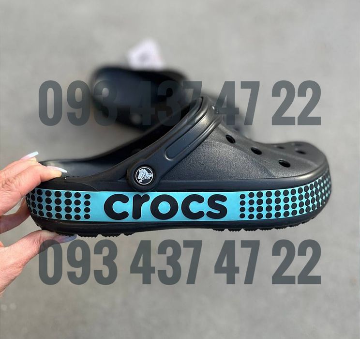 Крокси Сабо Crocs Bayaband Logo Motion Black/White Лідер ПродажівCrocs
