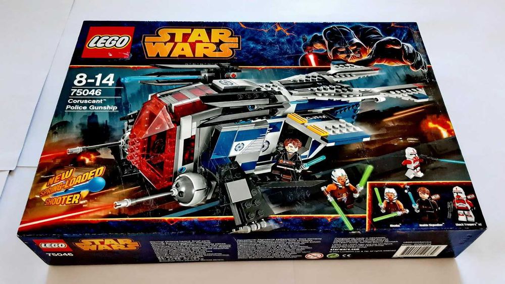 Lego Star Wars The Clone Wars 75046 Coruscant Police Gunship selado